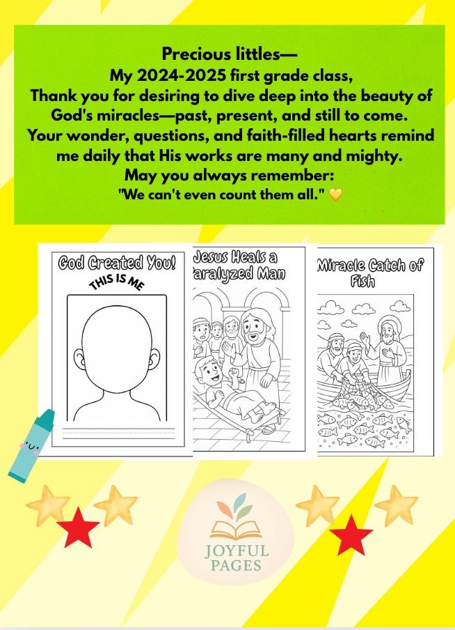 Celebrating Miracles: Color & Learn