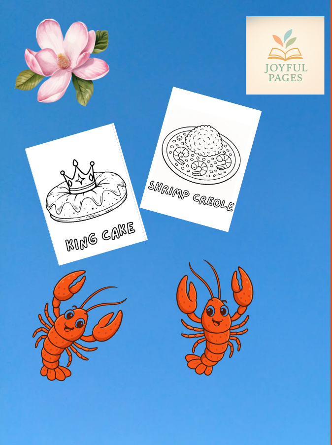 Color Me Creole: Creole Foods Coloring Book