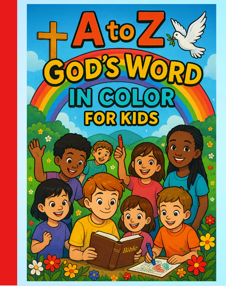A to Z: God's Word in Color: Coloring Book for Kids