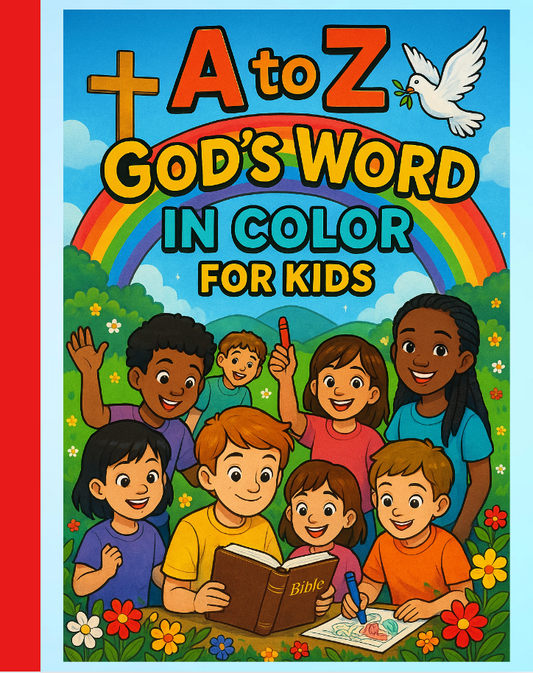 A to Z: God's Word in Color: Coloring Book for Kids