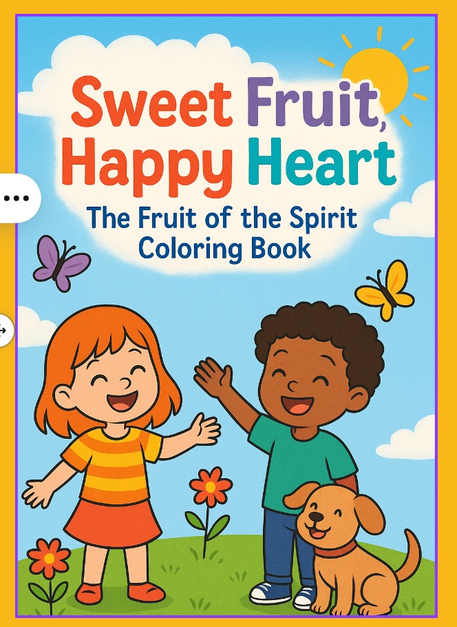 Sweet Fruit, Happy Heart: The Fruit of the Spirit Coloring Book