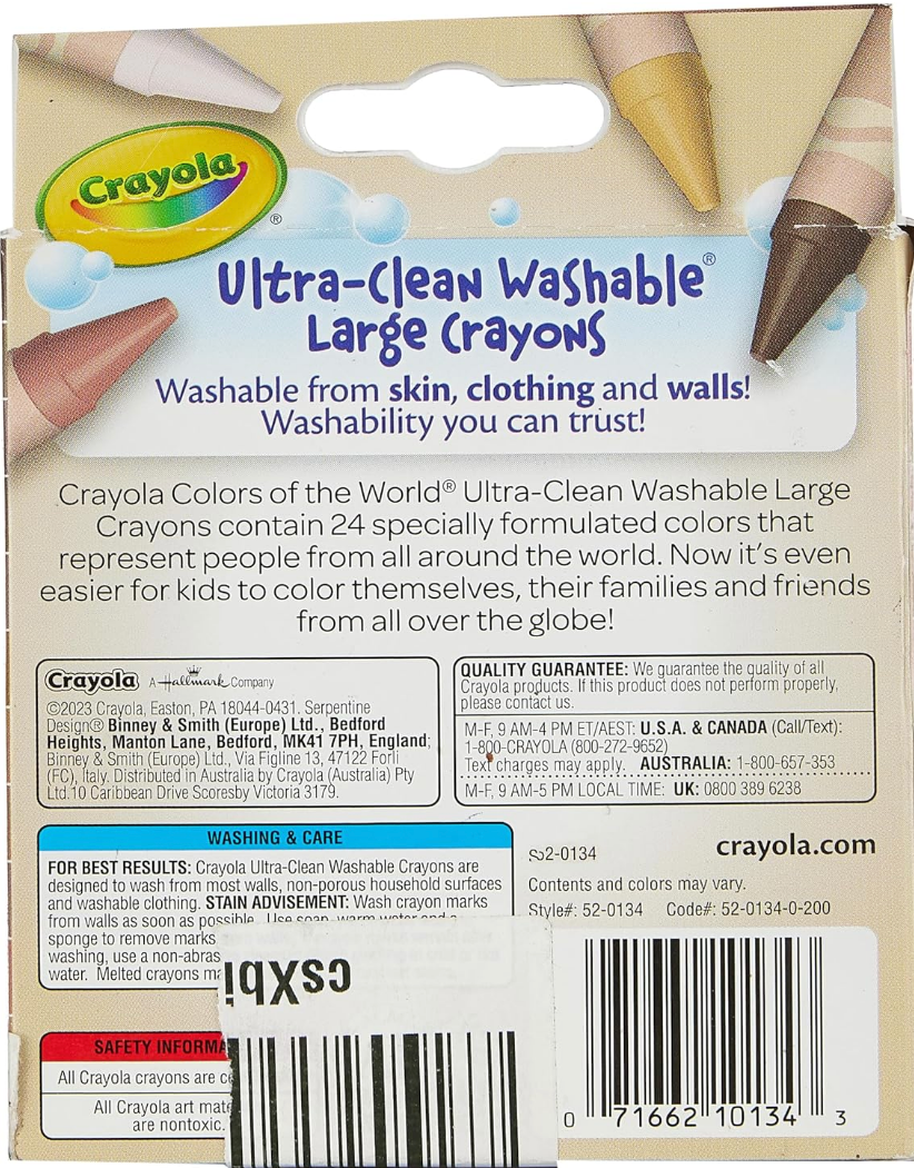 Crayola Skin Colors of the World Crayons